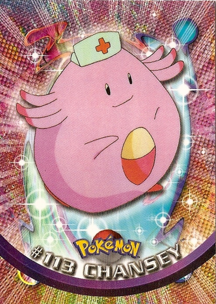 Chansey (113) [Topps TV Animation Edition Series 2]