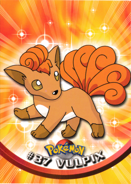 Vulpix (37) [Topps TV Animation Edition Series 1 (Third Print)]