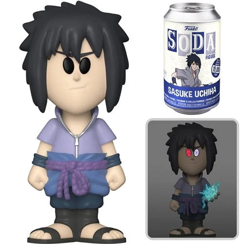 Funko Soda: Naruto Sasuke Uchiha Funko Soda Vinyl Figure with 1 in 6 Chance at Chase