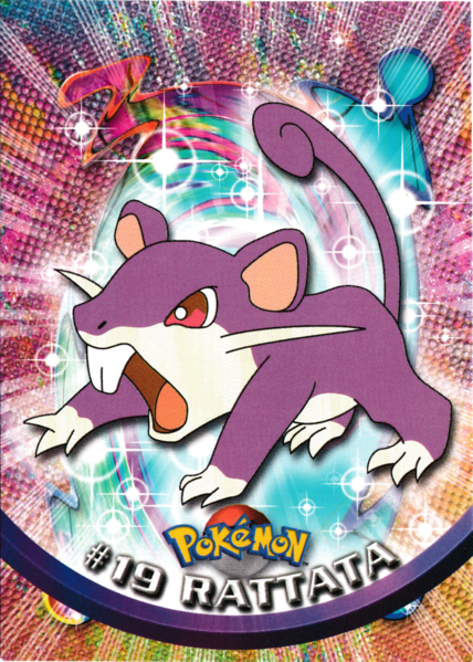 Rattata (19) [Topps TV Animation Edition Series 1 (Third Print)]