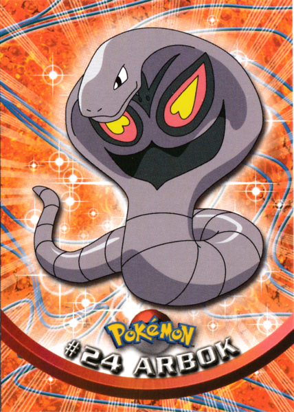 Arbok Foil (24) [Topps TV Animation Edition Series 1 (First Print)]