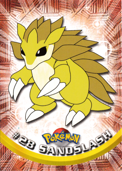 Sandslash (28) [Topps TV Animation Edition Series 1 (Third Print)]