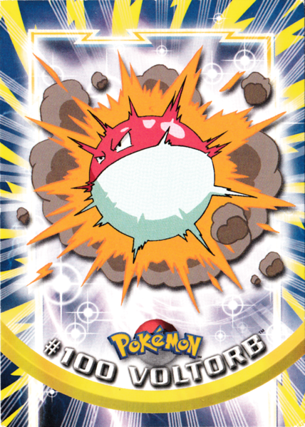 Voltorb (100) [Topps TV Animation Edition Series 2]