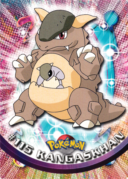 Kangaskhan Foil (115) [Topps TV Animation Edition Series 2 (Blue Logo)]