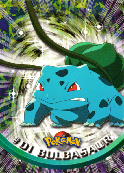 Bulbasaur (01) [Topps TV Animation Edition Series 1 (First Print)]