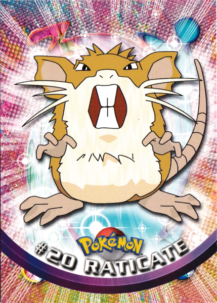 Raticate (20) [Topps TV Animation Edition Series 1 (Third Print)]