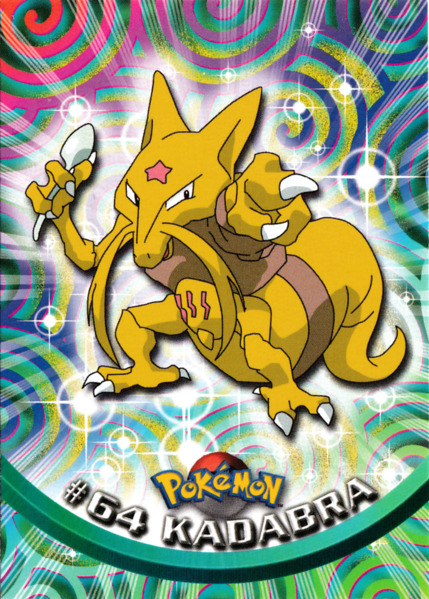 Kadabra (64) [Topps TV Animation Edition Series 1 (Third Print)]