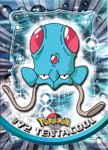 Tentacool (72) [Topps TV Animation Edition Series 1 (Third Print)]