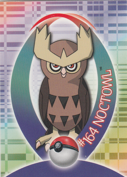 Noctowl Sticker (13 of 62) [Topps Pokemon Johto Series 1]