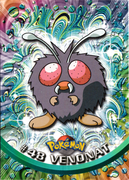 Venonat (48) [Topps TV Animation Edition Series 1 (Third Print)]