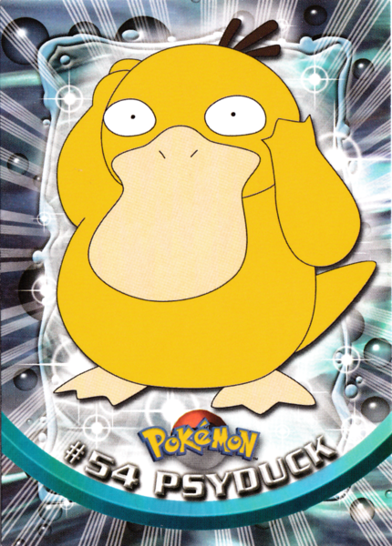 Psyduck (54) [Topps TV Animation Edition Series 1 (Fourth Print)]