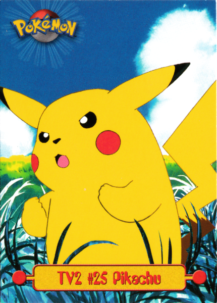 Pikachu TV2 (TV2) [Topps TV Animation Edition Series 1 (Third Print)]