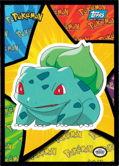 Bulbasaur Sticker (S6) [Topps Pokemon the First Movie (First Print)]