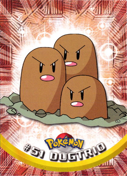 Dugtrio (56) [Topps TV Animation Edition Series 1 (Third Print)]