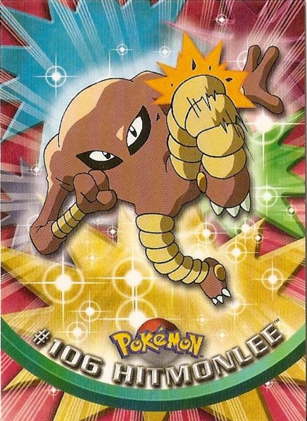 Hitmonlee (106) [Topps TV Animation Edition Series 2]