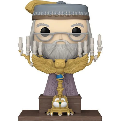 Harry Potter and the Prisoner of Azkaban Albus Dumbledore with Podium Deluxe Funko Pop!