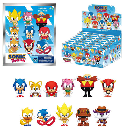 Sonic the Hedgehog Series 4 3D Foam Bag Clip Blind Bag