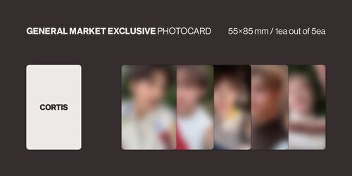 Cortis COLOR OUTSIDE THE LINES [Scene 1 ver.] (Photo Book, Photo / Photo Card) CD