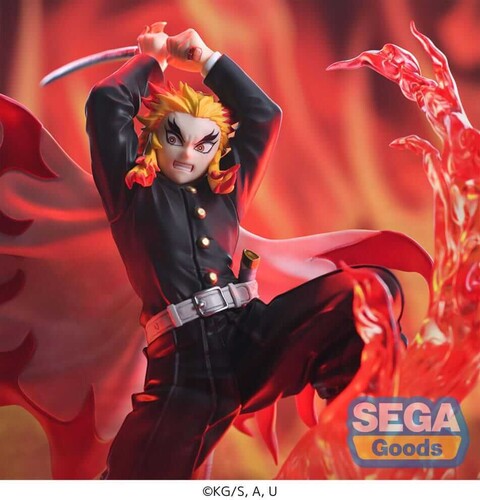 Demon Slayer Kimetsu no Yaiba – Kyojuro Rengoku Xrosslink Figure | SEGA Japan Import