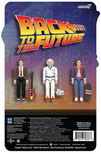 ReAction Back to the Future ReAction+ Wv1 Doc Brown '85 3¾-inch Retro Action Figure