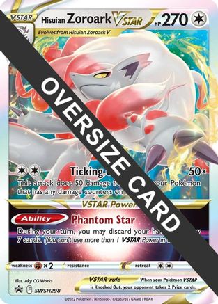 Hisuian Zoroark VSTAR SWSH298 - Jumbo Cards Holofoil