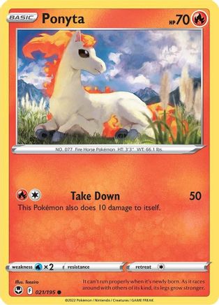 Ponyta 021/195 - SWSH12 Silver Tempest