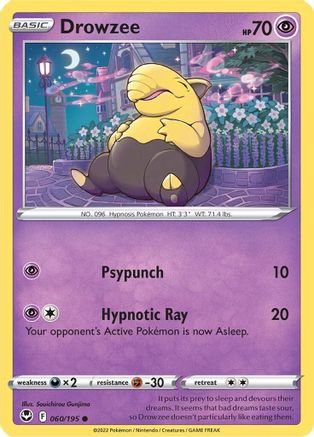 Drowzee 060/195 - SWSH12 Silver Tempest