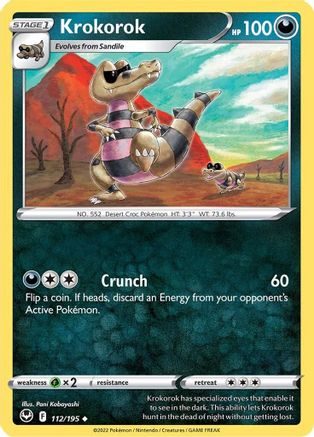 Krokorok 112/195 - SWSH12 Silver Tempest