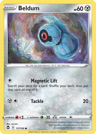 Beldum 117/195 - SWSH12 Silver Tempest