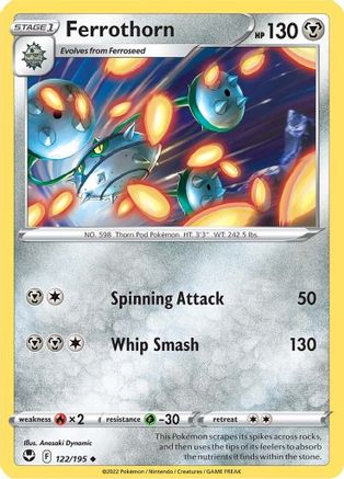 Ferrothorn 122/195 - SWSH12 Silver Tempest
