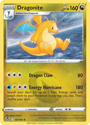 Dragonite 131/195 - SWSH12 Silver Tempest Holofoil