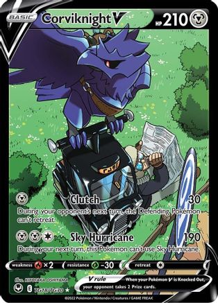 Corviknight V TG18/TG30 - SWSH12 Silver Tempest Trainer Gallery Holofoil
