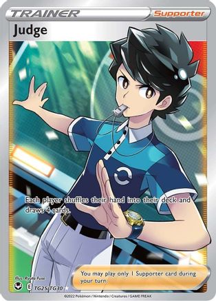 Judge TG25/TG30 - SWSH12 Silver Tempest Trainer Gallery Holofoil