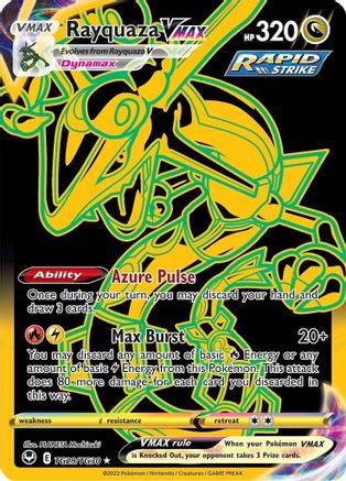 Rayquaza VMAX (Secret) TG29/TG30 - SWSH12 Silver Tempest Trainer Gallery Holofoil