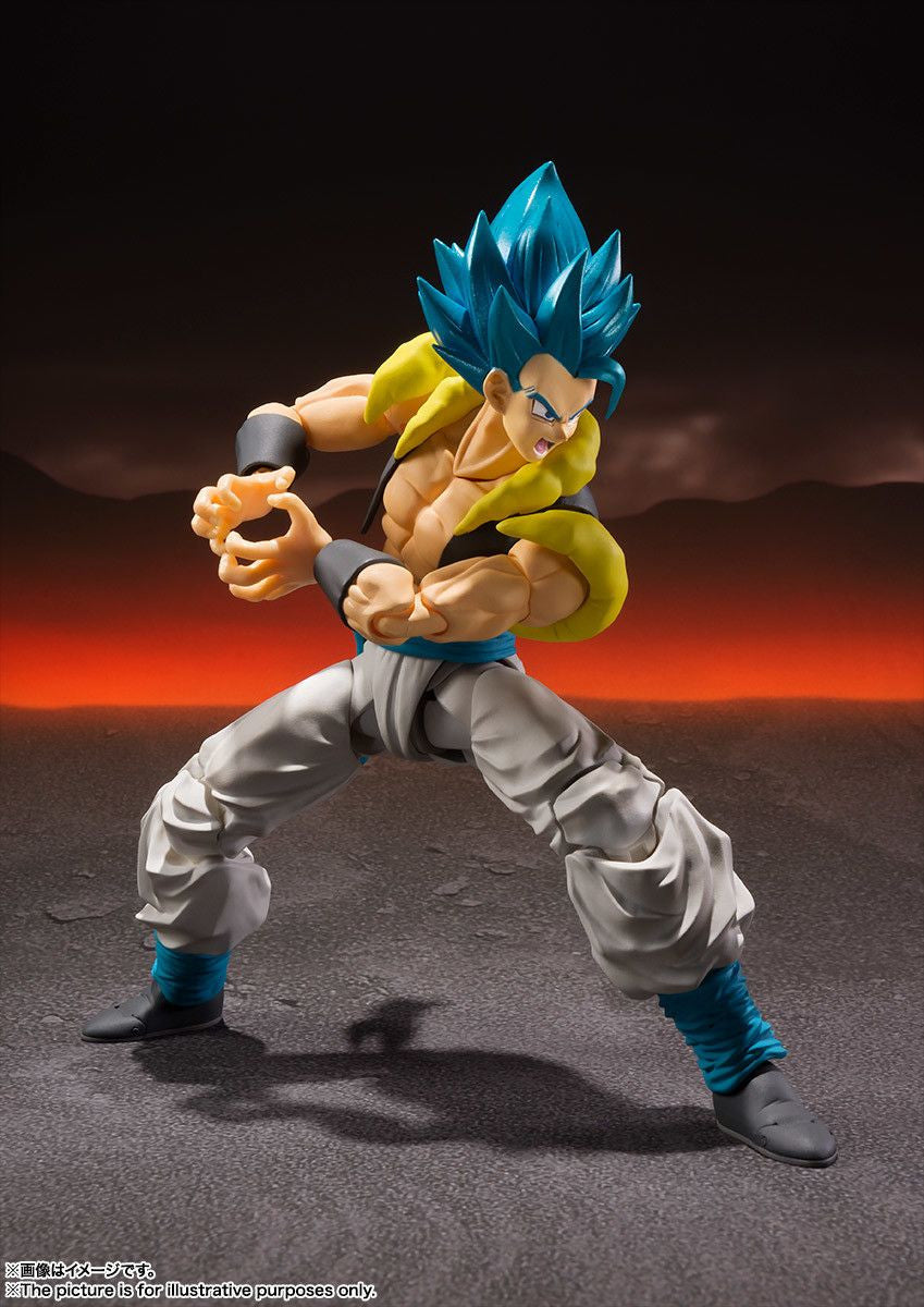 S.H. Figuarts Super Saiyan Blue Gogeta Figure (Dragon Ball Super: Broly)