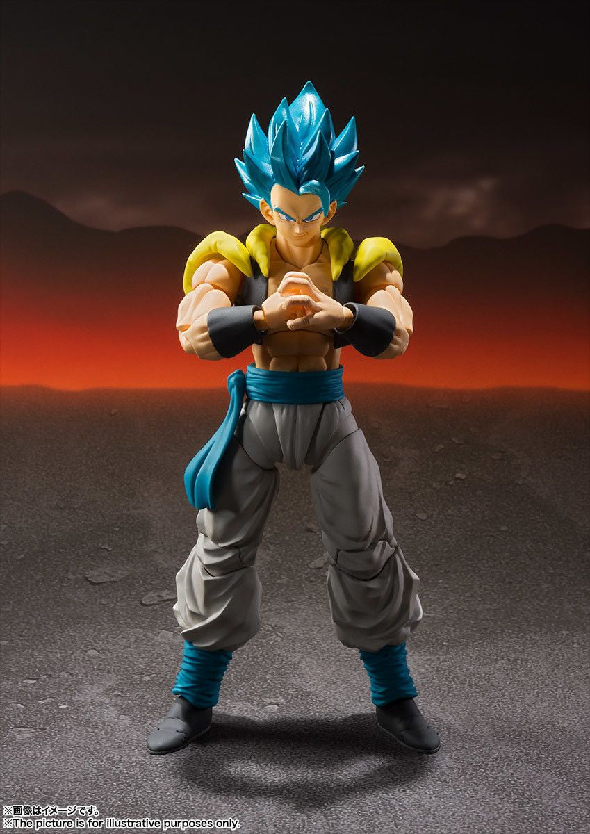 S.H. Figuarts Super Saiyan Blue Gogeta Figure (Dragon Ball Super: Broly)
