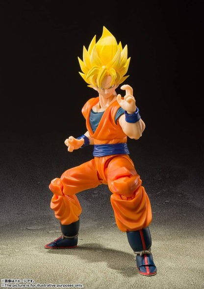 S.H. Figuarts Super Saiyan Full Power Son Goku Figure Dragon Ball