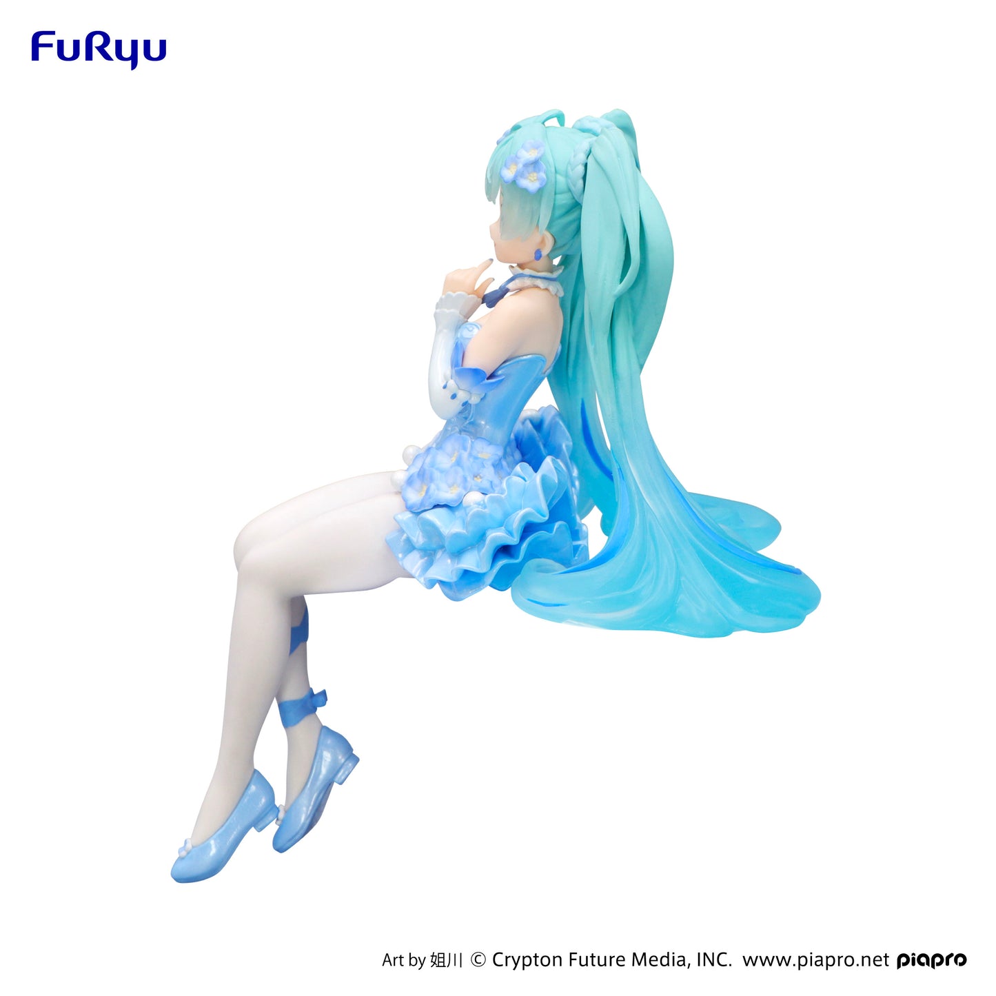 Hatsune Miku - Hatsune Miku Noodle Stopper Prize Figure (Flower Fairy Nemophila Pail Blue Color Ver.)
