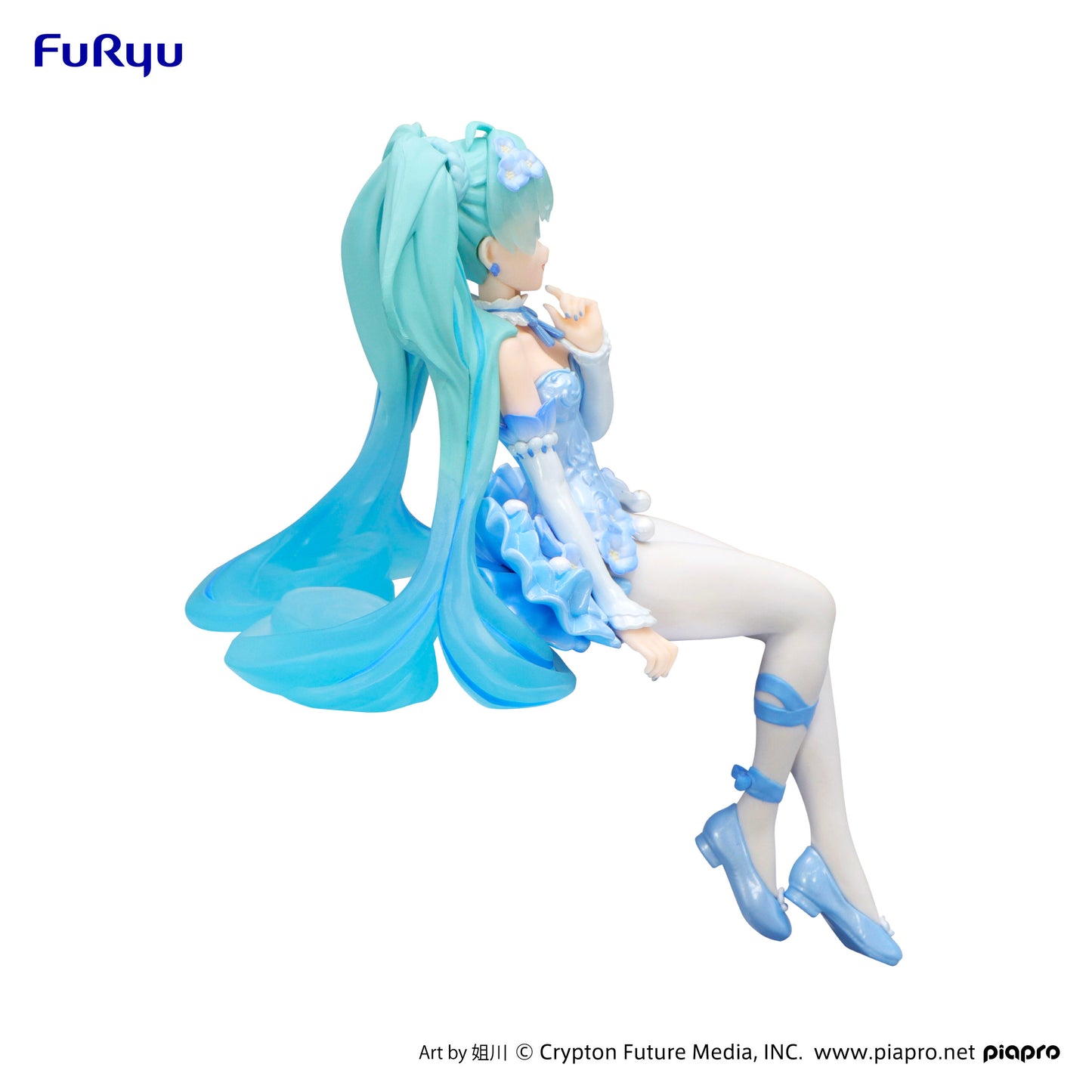 Hatsune Miku - Hatsune Miku Noodle Stopper Prize Figure (Flower Fairy Nemophila Pail Blue Color Ver.)