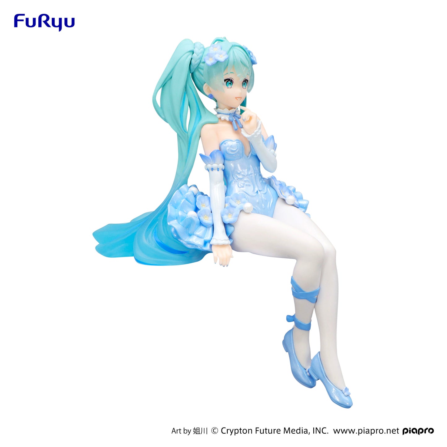Hatsune Miku - Hatsune Miku Noodle Stopper Prize Figure (Flower Fairy Nemophila Pail Blue Color Ver.)
