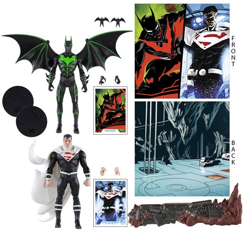 McFarlane Toys DC Multiverse Batman Beyond vs. Justice Lord Superman 7-Inch Scale Action Figure 2-Pack