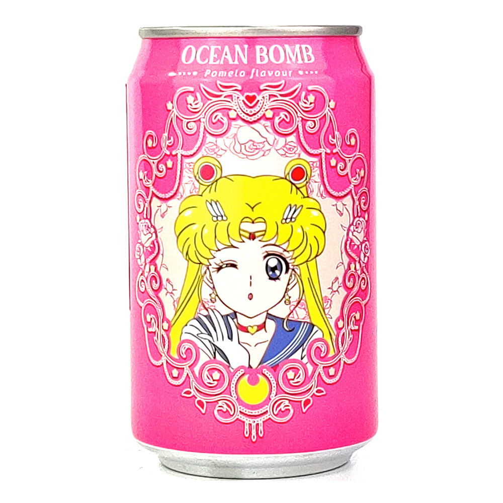 Ocean Bomb Pomelo Flavor Sparkling Water Sailor Moon (1 Can)