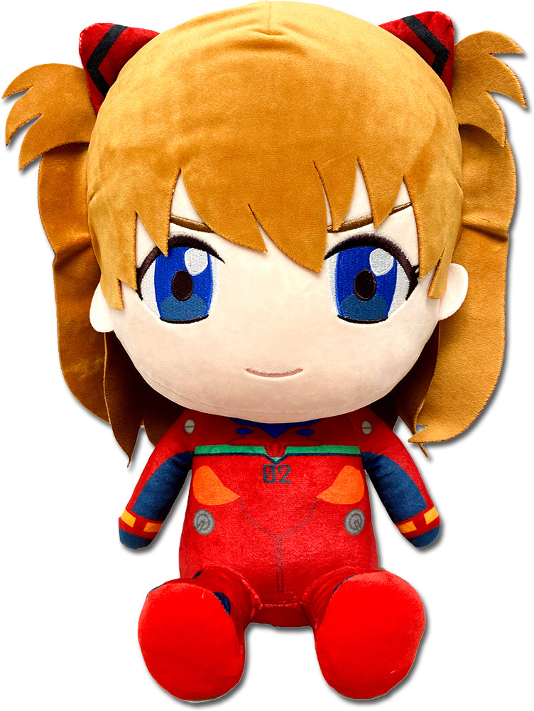 EVANGELION NEW MOVIE - ASUKA PLUG SUIT SITTING PLUSH