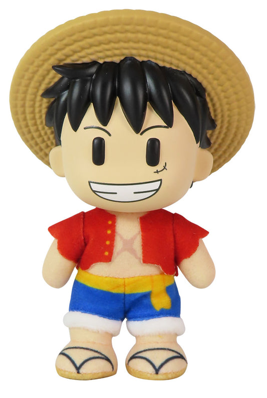 ONE PIECE - LUFFY AFTER 2 YEARS PLASTIC HEAD MOVEABLE VER PLUSH 4.5''