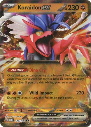 Koraidon ex 125/198 - SV01 Scarlet & Violet Base Set Holofoil