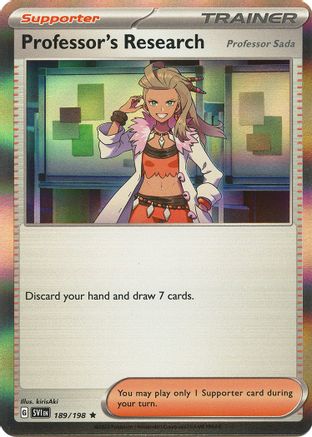 Professor's Research 189/198 - SV01 Scarlet & Violet Base Set Holofoil