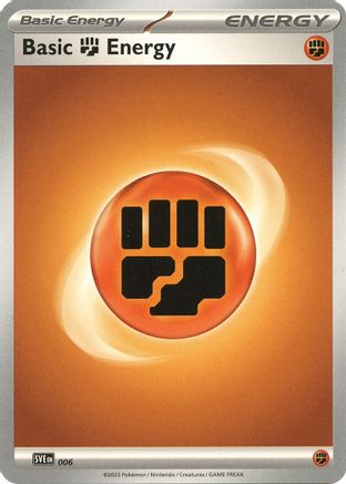 Basic Fighting Energy 006 - SV01 Scarlet & Violet Base Set