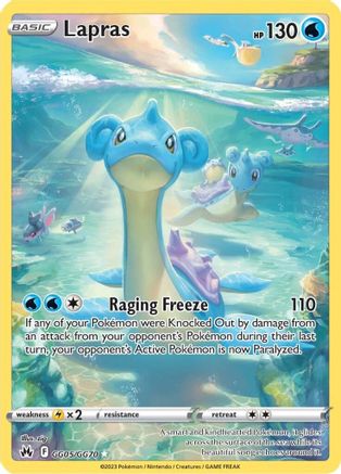 Lapras GG05/GG70 - Crown Zenith Galarian Gallery Holofoil