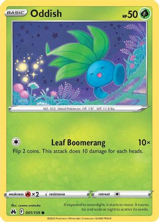 Oddish 001/159 - Crown Zenith