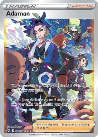Adaman GG57/GG70 - Crown Zenith Galarian Gallery Holofoil - Super Anime Store